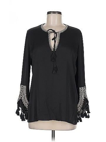 Kobi Halperin Long Sleeve Silk Top (view 1)