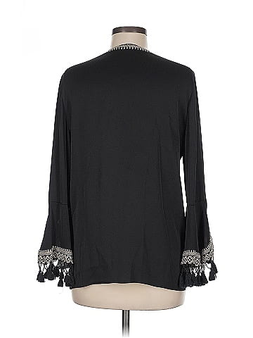 Kobi Halperin Long Sleeve Silk Top (view 2)