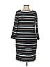 Barbour Stripes Blue Casual Dress Size 6 - photo 1