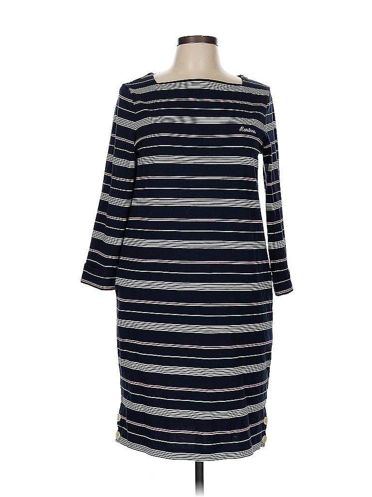Barbour Stripes Blue Casual Dress Size 6 - photo 1