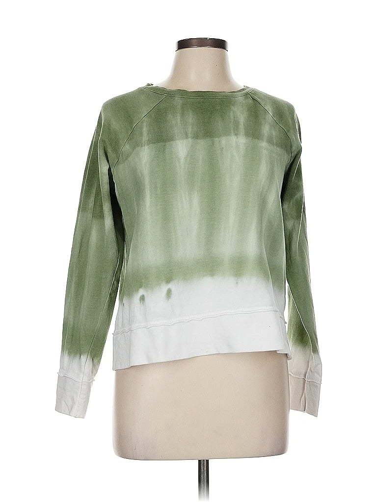 Pre-owned A.n.a. A New Approach Sweatshirt In Green