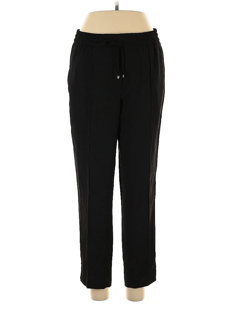 Pre-owned H&m Casual Pants In Black