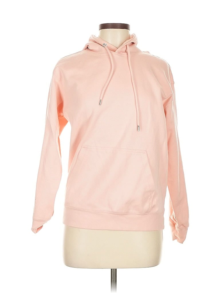 Pre-owned Assorted Brands Pullover Hoodie In Pink