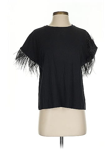 Zara W&B Collection Short Sleeve Top (view 1)