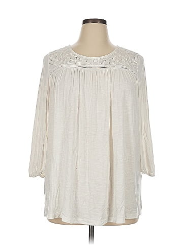 Suzanne Betro 3/4 Sleeve Blouse (view 1)