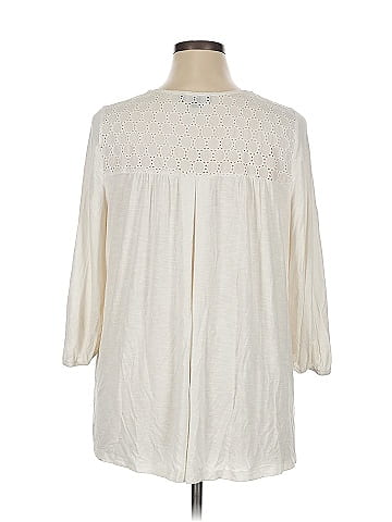 Suzanne Betro 3/4 Sleeve Blouse (view 2)