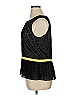 ECI 100% Polyester Black Sleeveless Blouse Size XL - photo 4