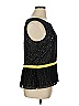 ECI 100% Polyester Black Sleeveless Blouse Size XL - photo 3