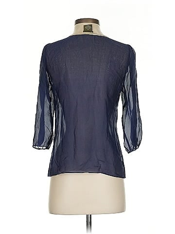 Fei 3/4 Sleeve Silk Top (view 2)