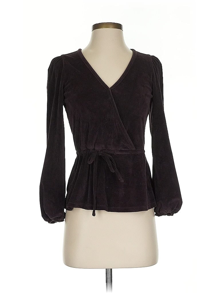 MADEWELL Pre-owned Long Sleeve Blouse In Black