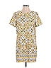 Lulus 100% Polyester Print Yellow Casual Dress Size S - photo 1