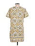 Lulus 100% Polyester Print Yellow Casual Dress Size S - photo 2