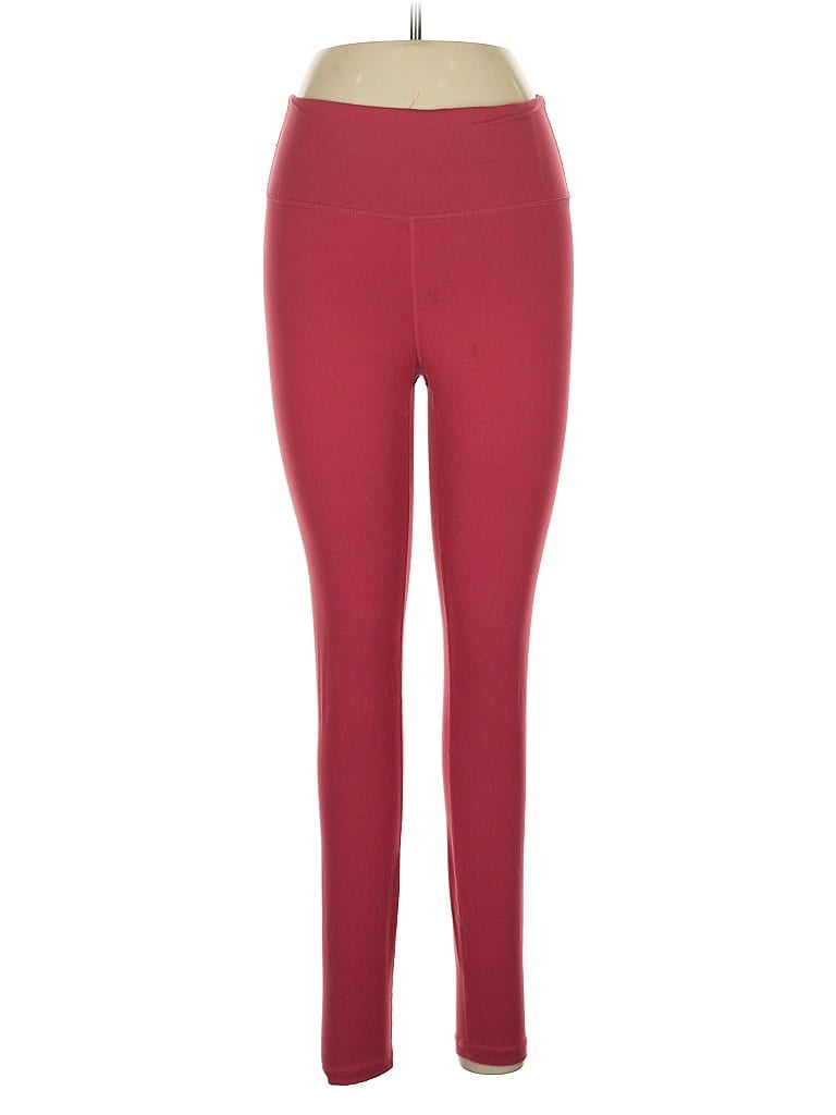 Pre-owned Unbranded Active Pants In Burgundy