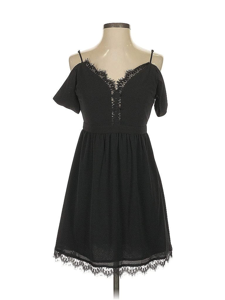Pre-owned Wayf Cocktail Dress In Black