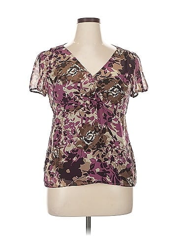 Daisy Fuentes Short Sleeve Blouse (view 1)