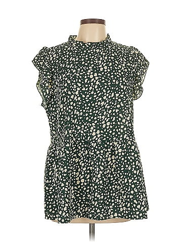 Angashion Short Sleeve Blouse (view 1)