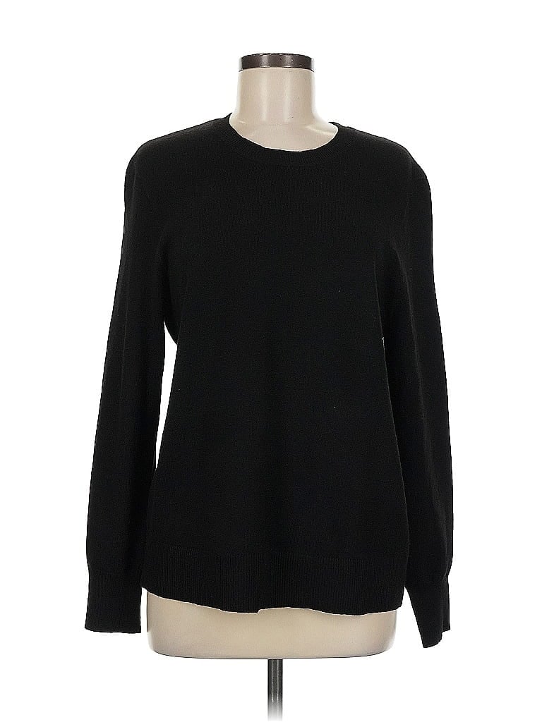 Pre-owned Assorted Brands Pullover Sweater In Black