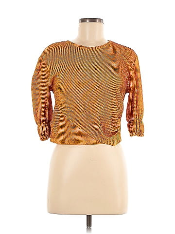 Zara W&B Collection 3/4 Sleeve Top (view 1)