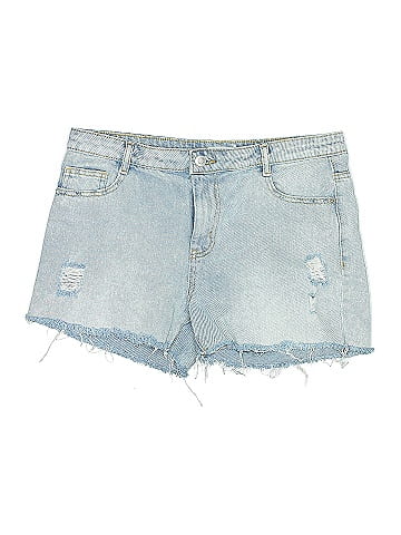 Avec Les Filles Denim Shorts (view 1)