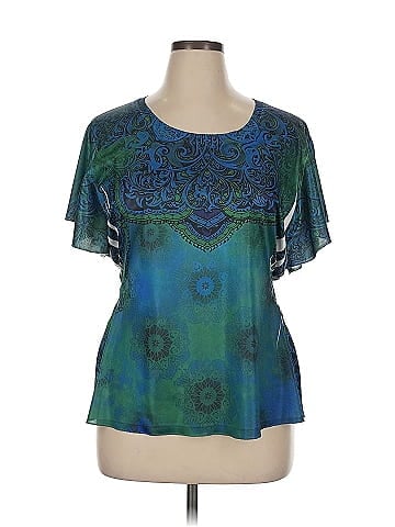 Appropriate Behavior Short Sleeve Blouse (view 1)