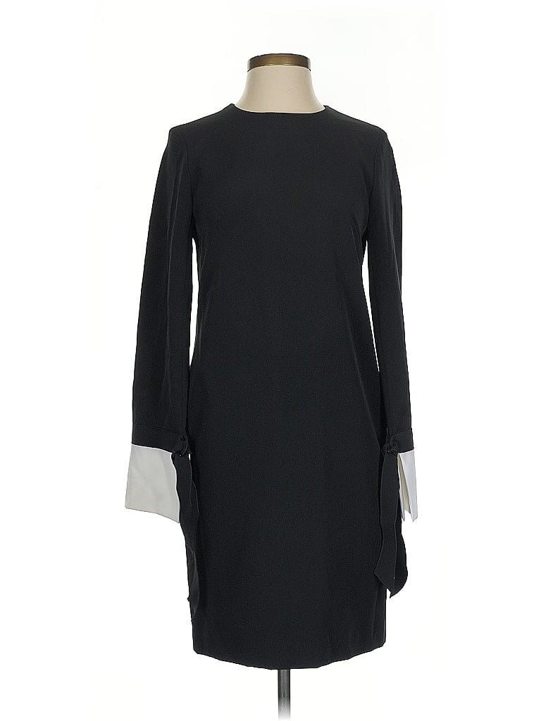 Pre-owned Iris & Ink Casual Dress In Black