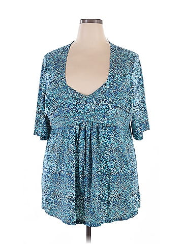 Jessica London Short Sleeve Blouse (view 1)