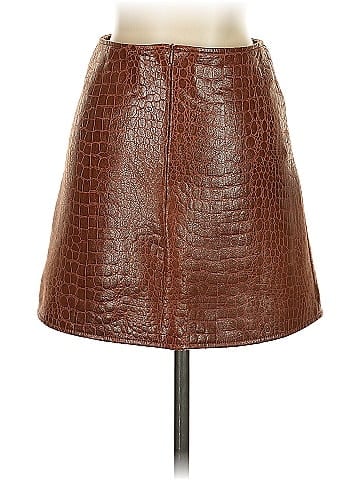 Motel Faux Leather Skirt (view 2)