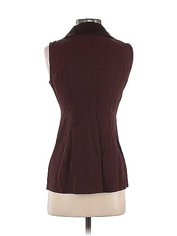 Be Smart Sleeveless Button-Down Shirt (view 2)