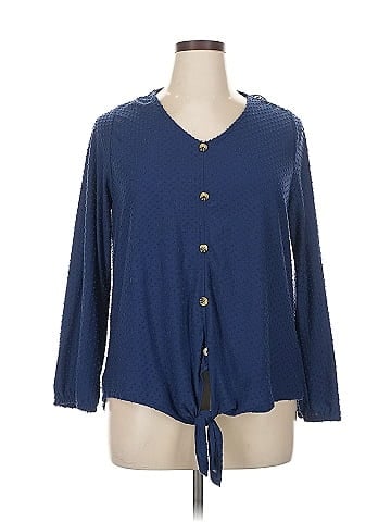 New York Laundry 3/4 Sleeve Blouse (view 1)