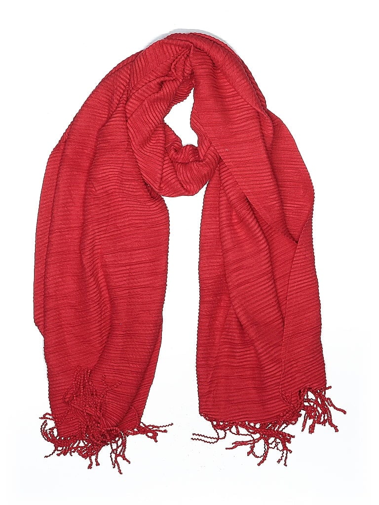 Pre-owned Pretty Persuasions Scarf In Red