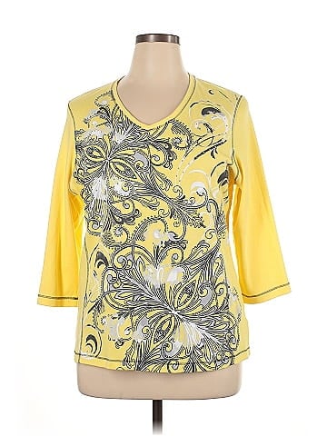 Karen Scott Sport 3/4 Sleeve T-Shirt (view 1)