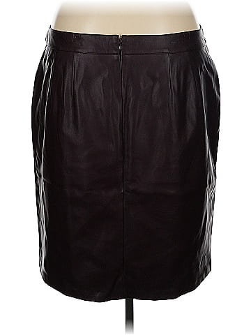Ann Taylor LOFT Faux Leather Skirt (view 2)