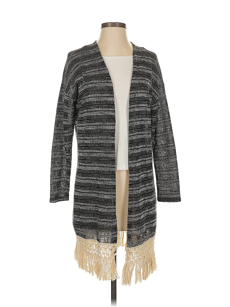 Pre-owned Vintage Havana Cardigan Sweater In Gray