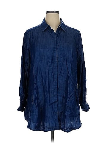 Foxcroft Long Sleeve Blouse (view 1)