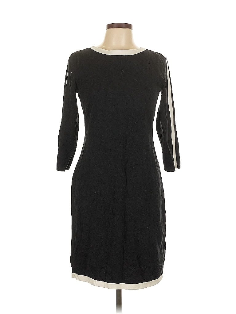 Pre-owned Chaps Casual Dress In Black