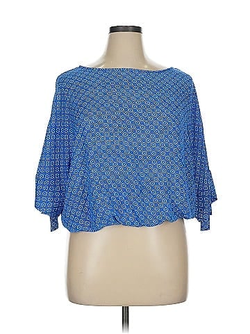 Counterparts 3/4 Sleeve Blouse (view 1)