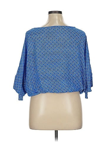 Counterparts 3/4 Sleeve Blouse (view 2)