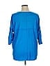 Foxcroft Solid Blue Pullover Sweater Size 1X - photo 2
