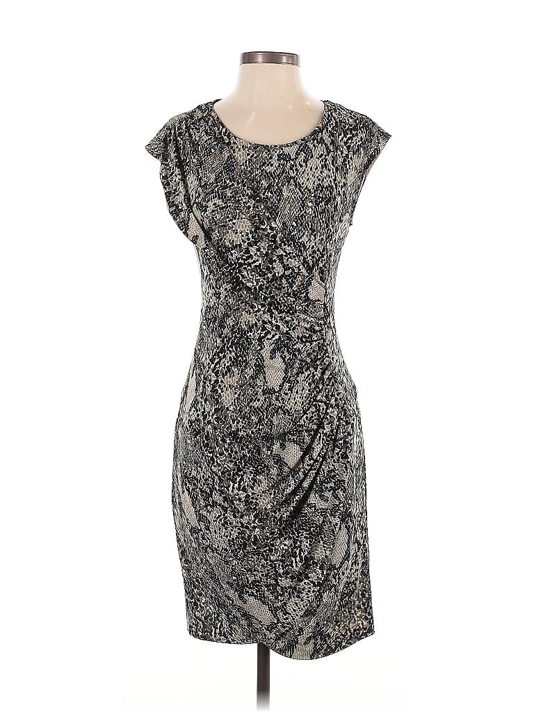Pre-owned Kenneth Cole New York Cocktail Dress In Gray