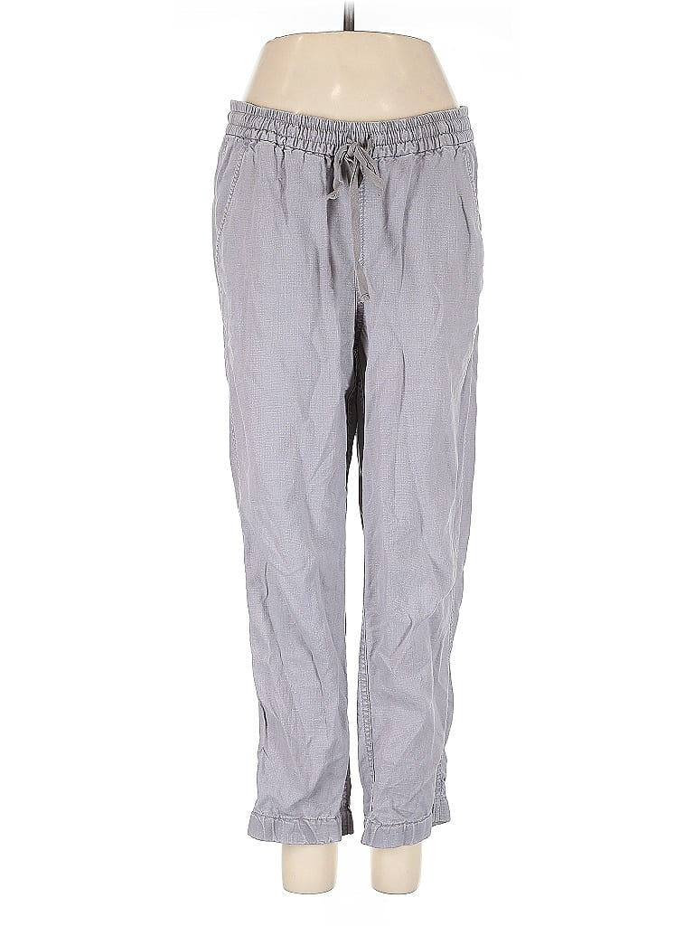Pre-owned Point Sur Linen Pants In Gray