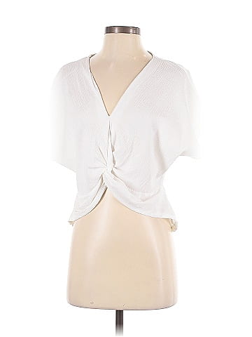 Zara W&B Collection Short Sleeve Top (view 1)