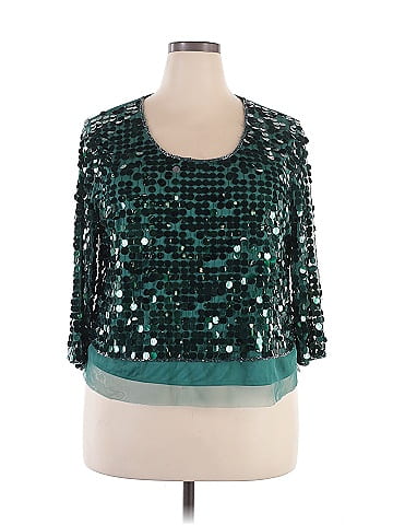 Roaman's 3/4 Sleeve Top (view 1)