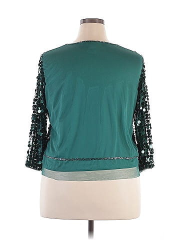 Roaman's 3/4 Sleeve Top (view 2)