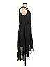 Studio Y 100% Polyester Solid Black Cocktail Dress Size L - photo 3