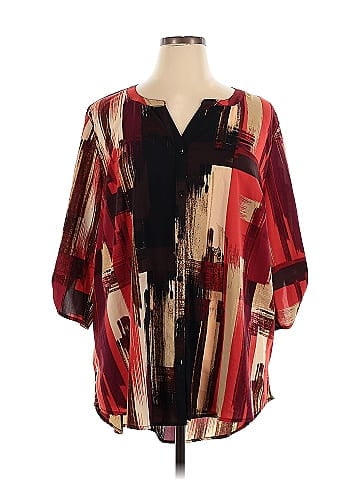 Catherines 3/4 Sleeve Blouse (view 1)