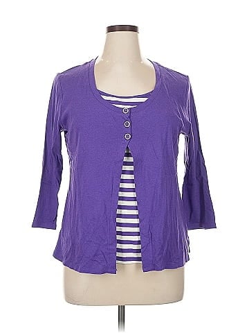 Riders by Lee 3/4 Sleeve Top (view 1)