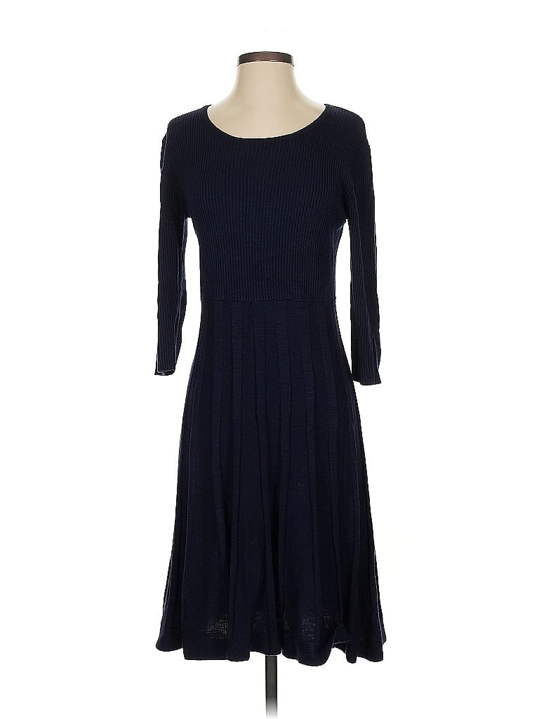Pre-owned Nina Leonard Casual Dress In Blue