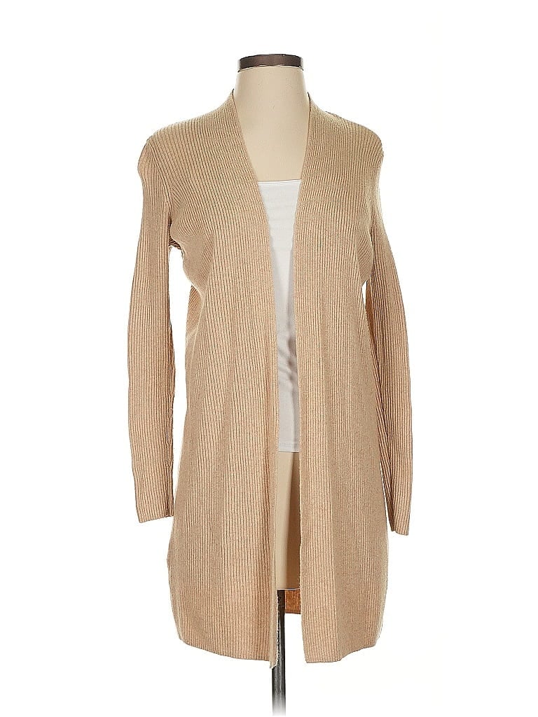 Pre-owned Ann Taylor Loft Cardigan Sweater In Brown