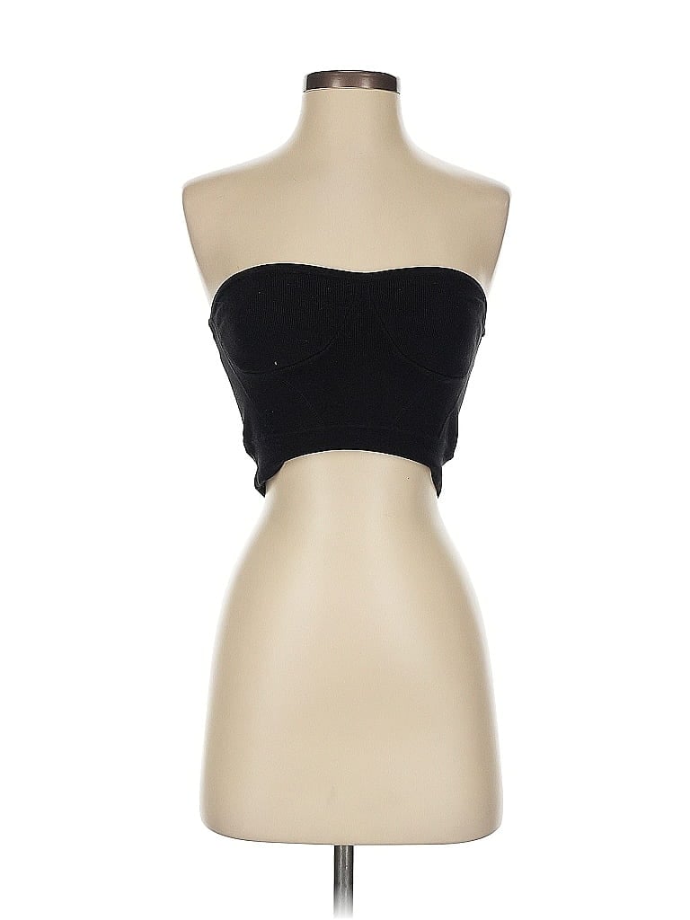 Click to view more detailed imagery on our partner's website Pre-owned Rta Road To Awe Tube Top Black Strapless Neckline Tops