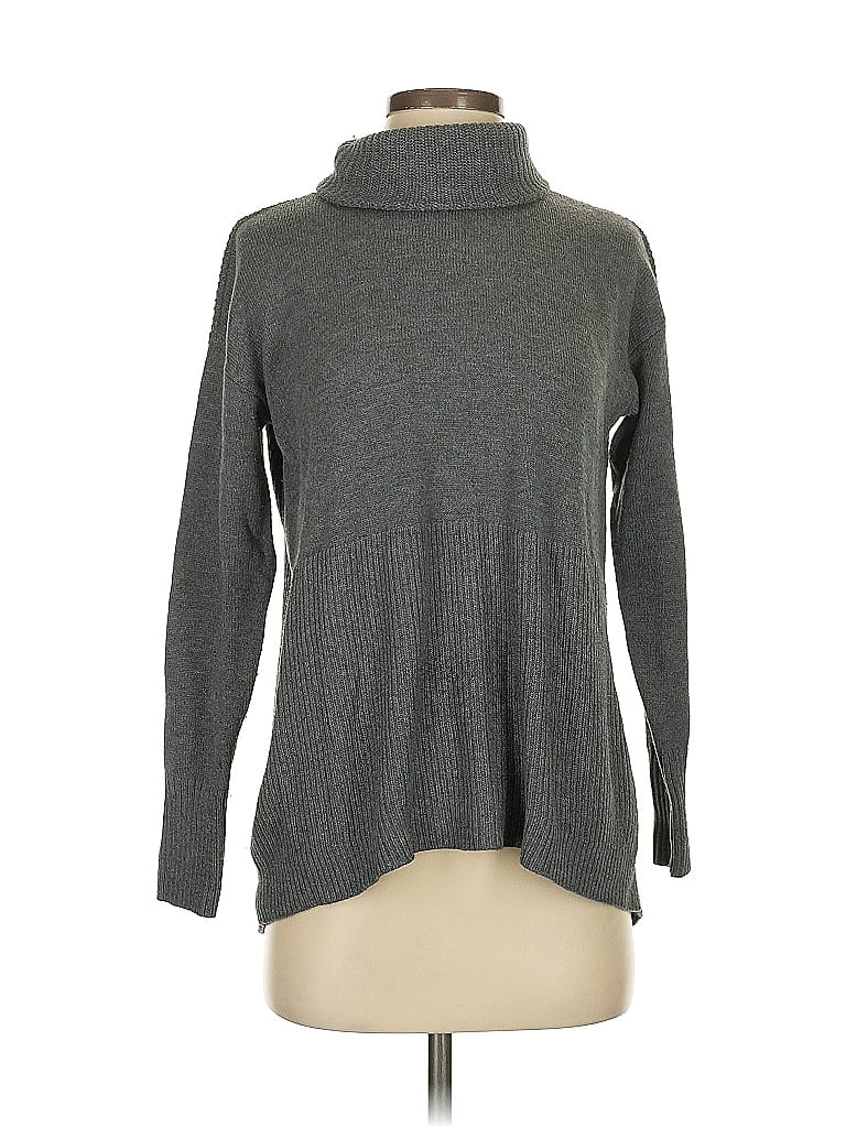 Pre-owned Lou & Grey Turtleneck Sweater In Gray
